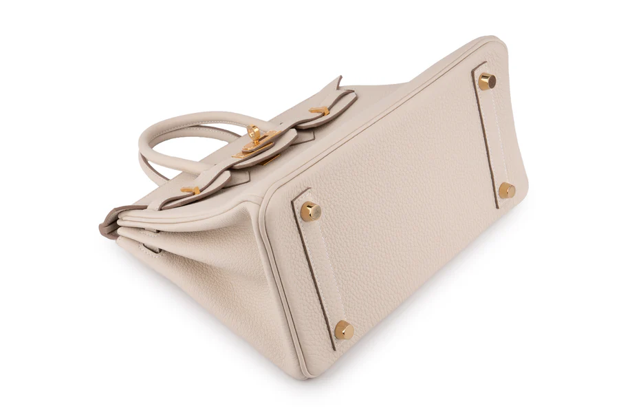 hermès birkin 25 togo craie ghw