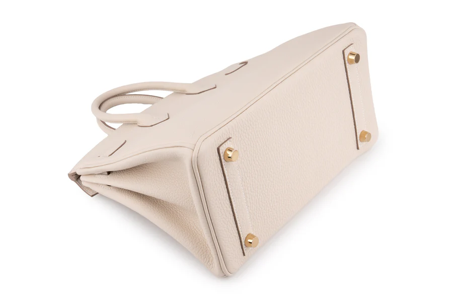 hermès birkin 25 togo craie ghw