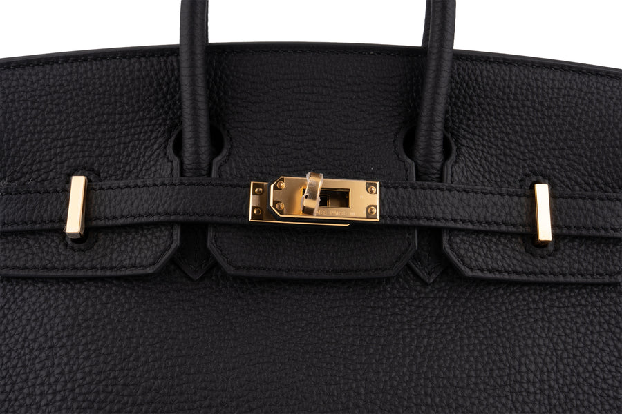 hermès birkin 25 togo noir ghw