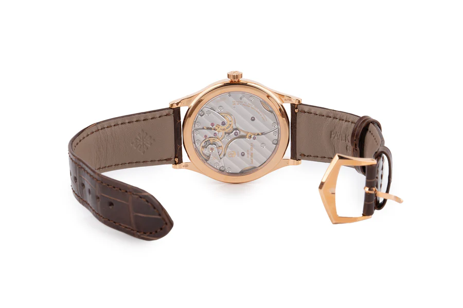 patek philippe calatrava ref 6119r 001 rose gold silver dial 39mm