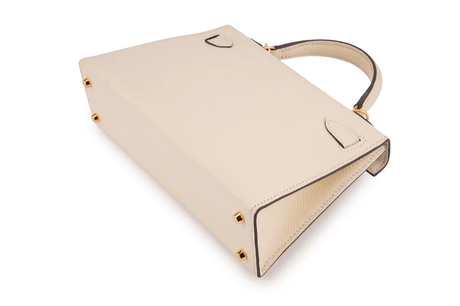 Hermès Mini Kelly Epsom Nata GHW - Image 12