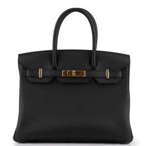 Hermès Birkin 30 Togo Noir GHW