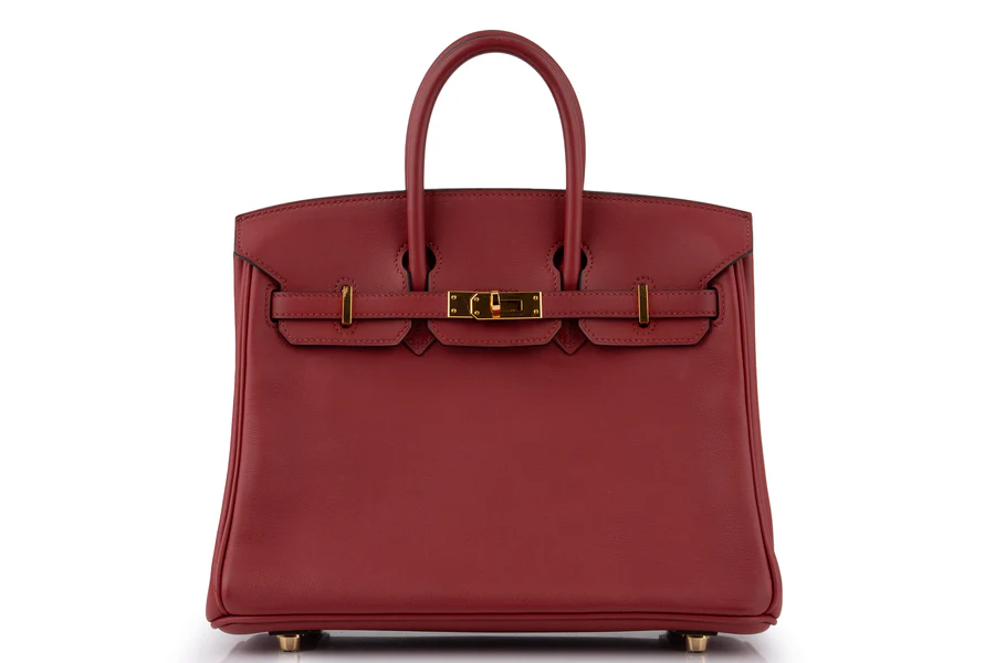 Hermès Birkin 25 Swift Rouge Grenant GHW