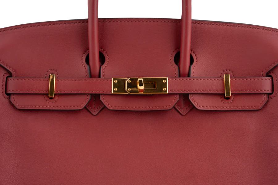 Hermès Birkin 25 Swift Rouge Grenant GHW - Image 7