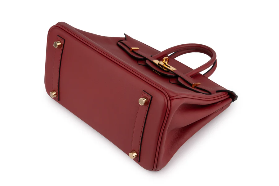 Hermès Birkin 25 Swift Rouge Grenant GHW - Image 10