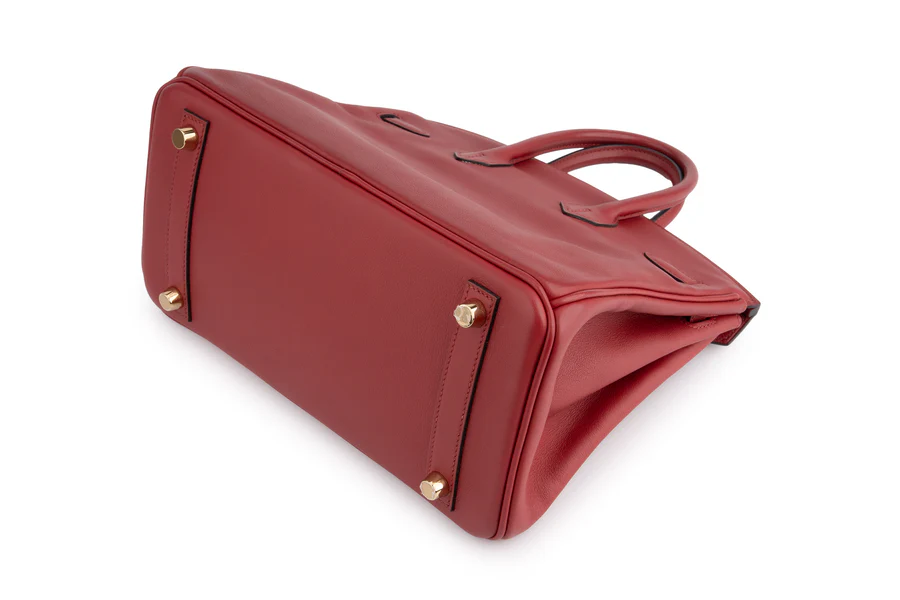 Hermès Birkin 25 Swift Rouge Grenant GHW - Image 12
