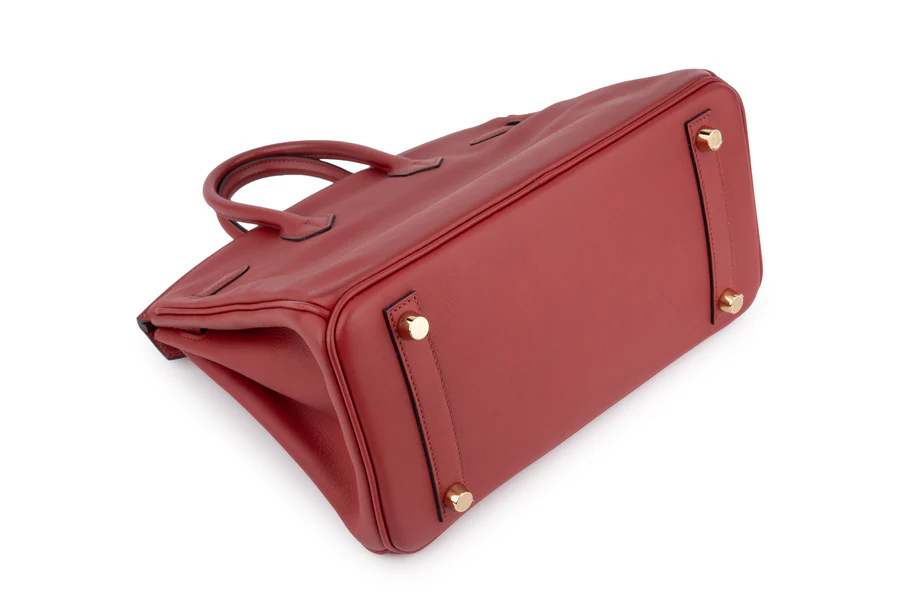 Hermès Birkin 25 Swift Rouge Grenant GHW - Image 13
