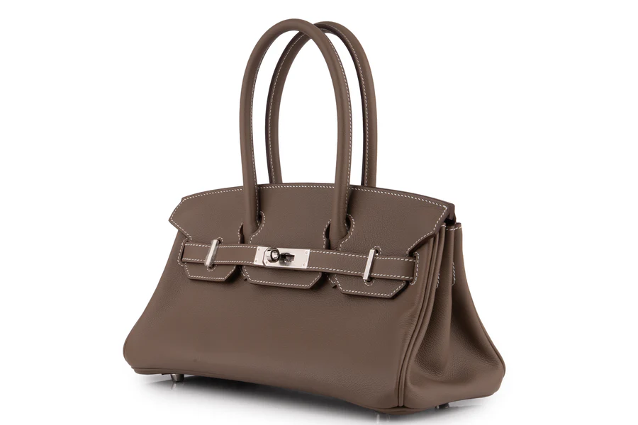 Hermès Birkin 29 Shoulder Evercolour Etoupe PHW - Image 2