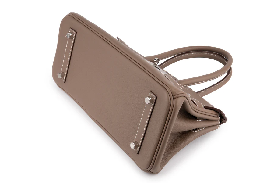 Hermès Birkin 29 Shoulder Evercolour Etoupe PHW - Image 7