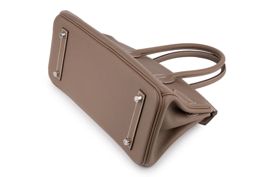 Hermès Birkin 29 Shoulder Evercolour Etoupe PHW - Image 10