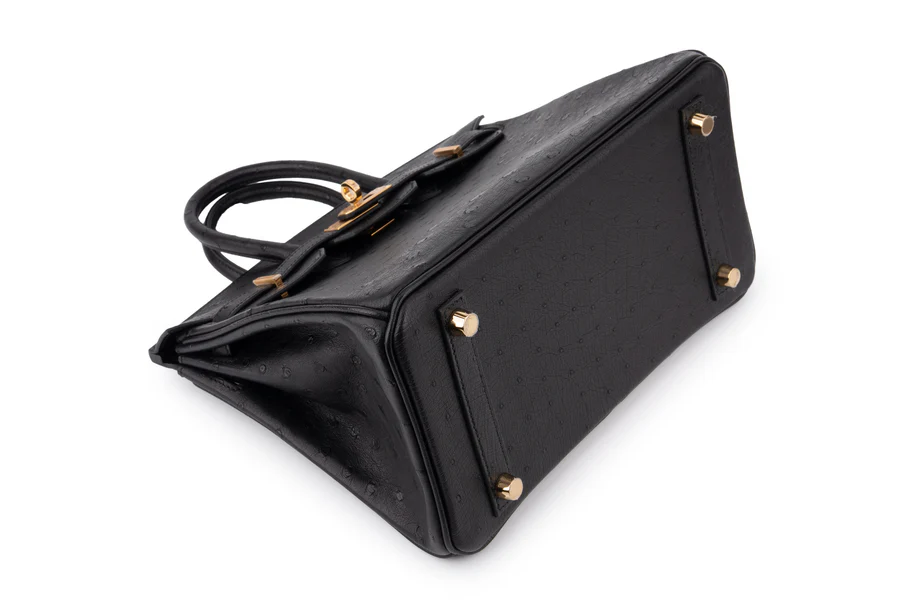 Hermès Birkin 25 Ostrich Noir GHW - Image 9