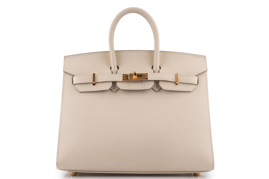 Hermès Birkin 25 Epsom Nata GHW