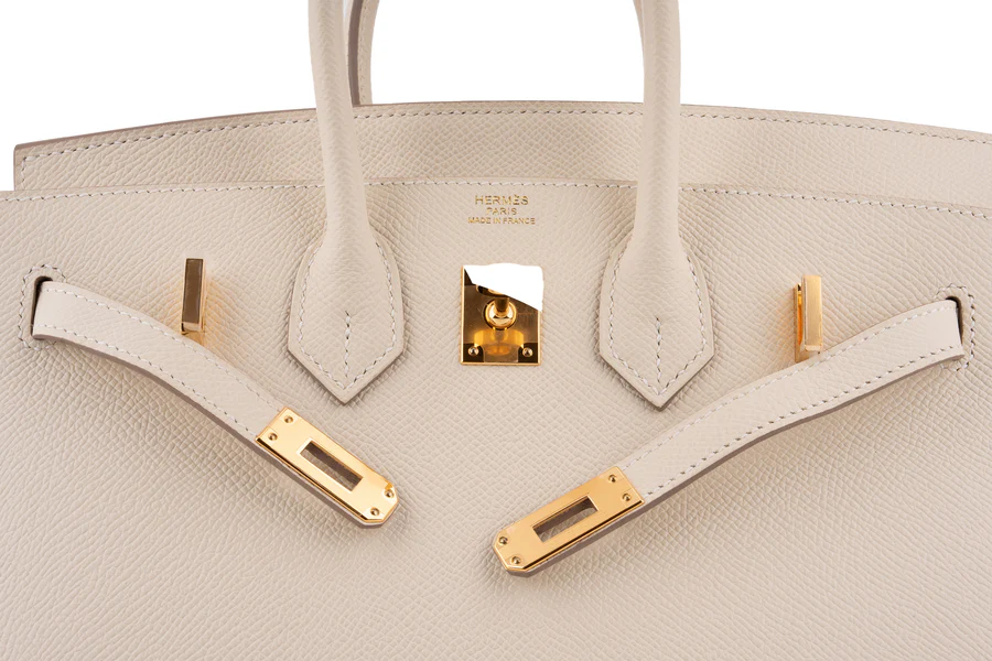 Hermès Birkin 25 Epsom Nata GHW - Image 6