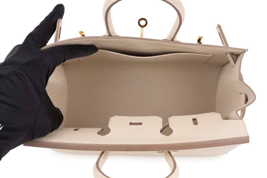 Hermès Birkin 25 Epsom Nata GHW - Image 7