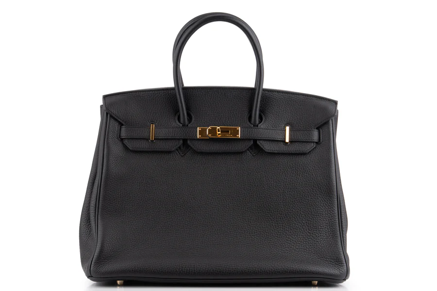 Hermès Birkin 35 Clemence Noir GHW