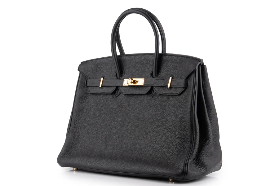 Hermès Birkin 35 Clemence Noir GHW - Image 2