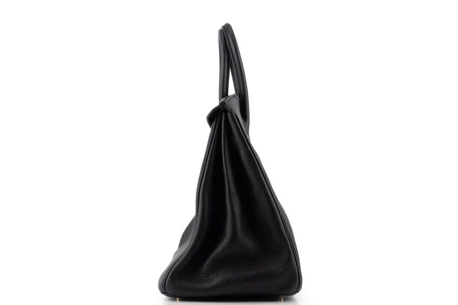 Hermès Birkin 35 Clemence Noir GHW - Image 3