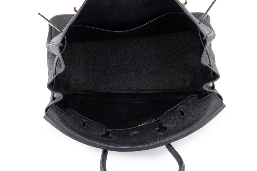 Hermès Birkin 35 Clemence Noir GHW - Image 8