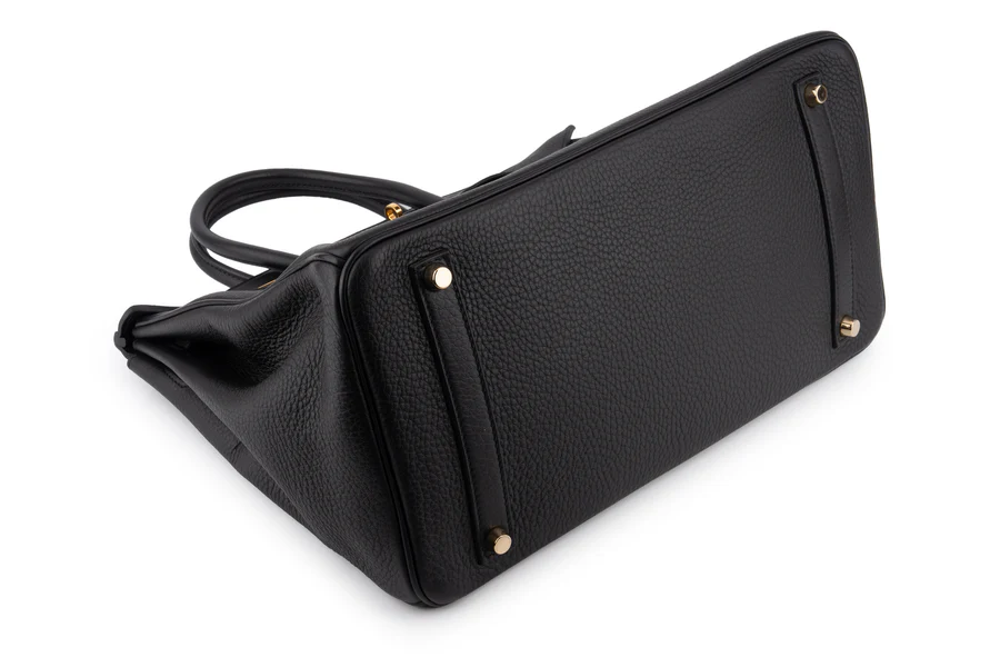 Hermès Birkin 35 Clemence Noir GHW - Image 10