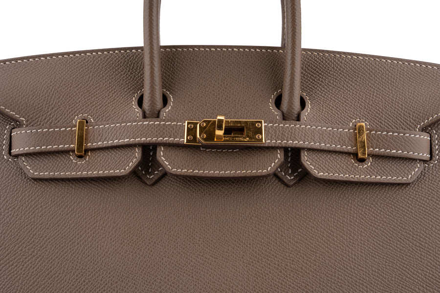 Hermès Birkin 25 Epsom Etoupe GHW - Image 6