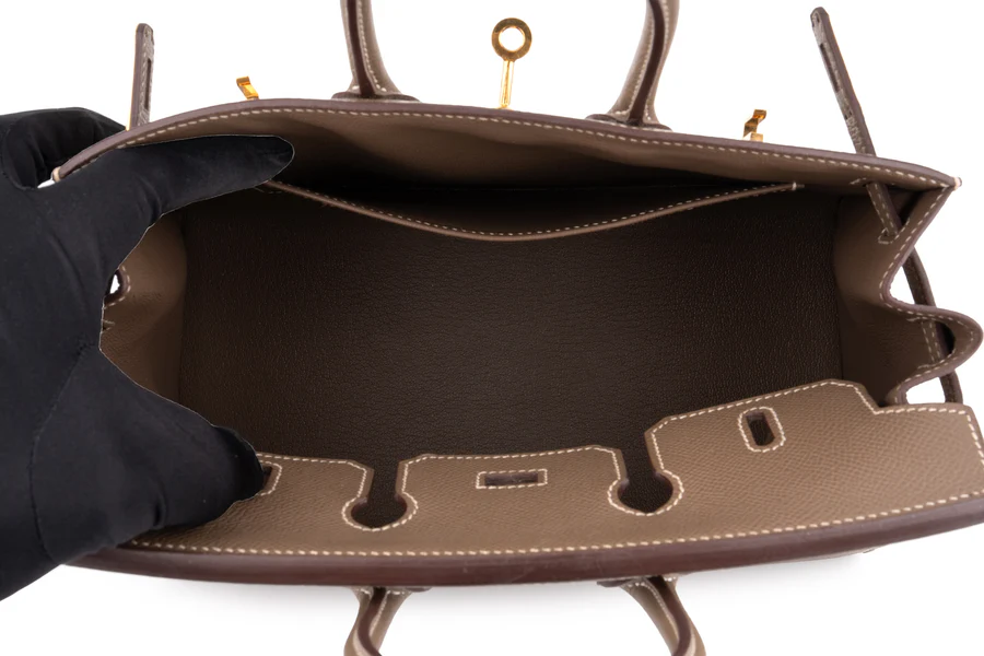 Hermès Birkin 25 Epsom Etoupe GHW - Image 7
