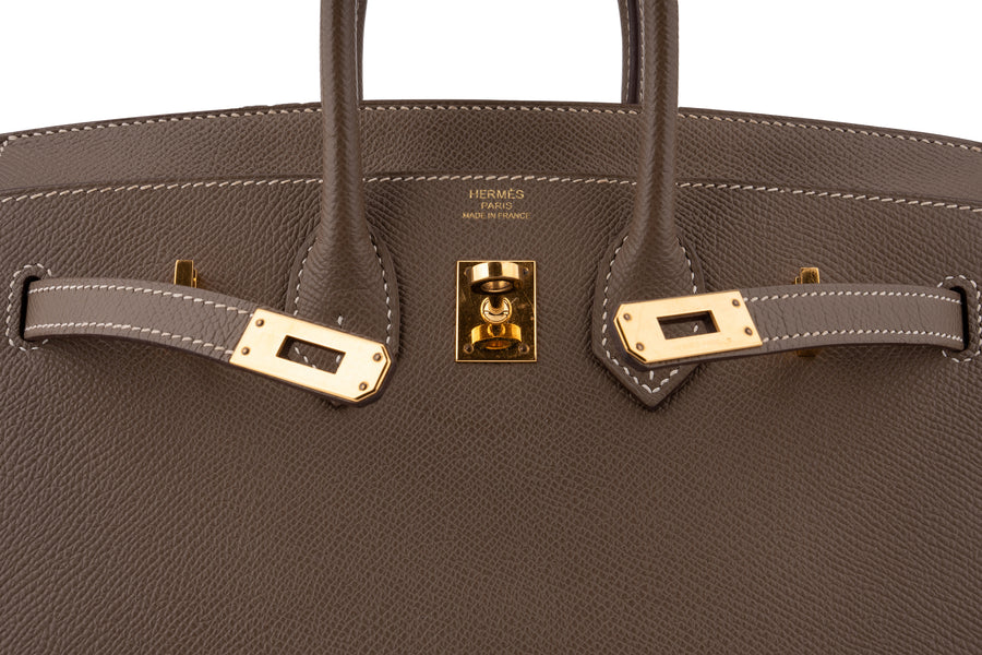 Hermès Birkin 25 Epsom Etoupe GHW - Image 8