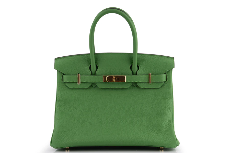 Hermès Birkin 30 Togo Vert Yucca GHW