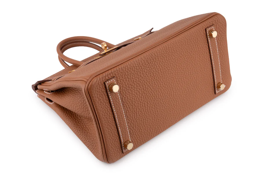 Hermès Birkin 25 Togo Gold GHW - Image 8