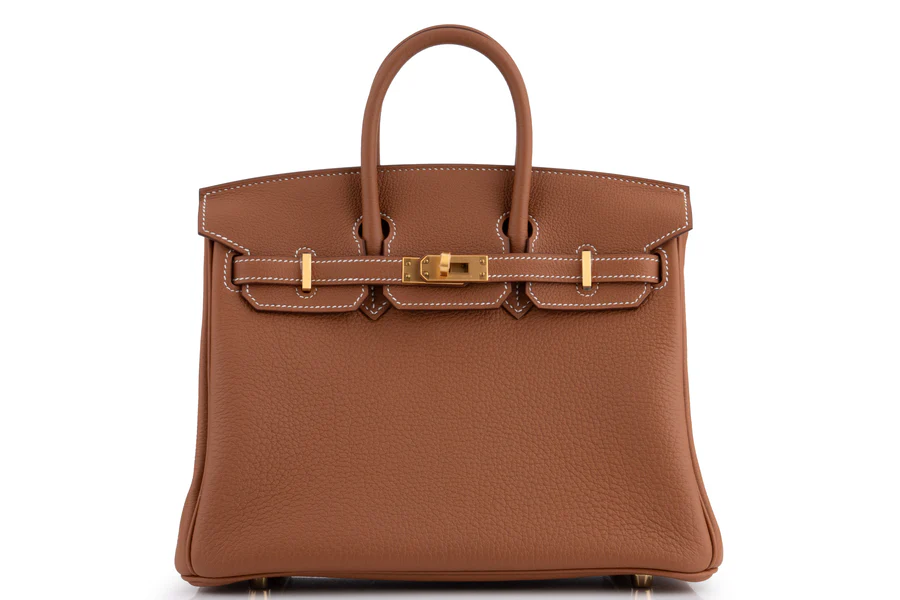 Hermès Birkin 25 Togo Gold BGHW