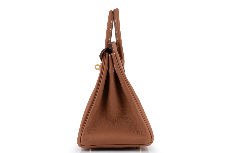 Hermès Birkin 25 Togo Gold BGHW - Image 3