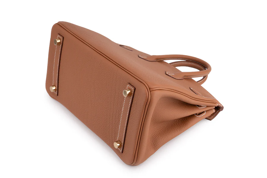 Hermès Birkin 25 Togo Gold BGHW - Image 9