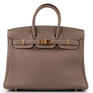 Hermès Birkin 25 Togo Etoupe GHW