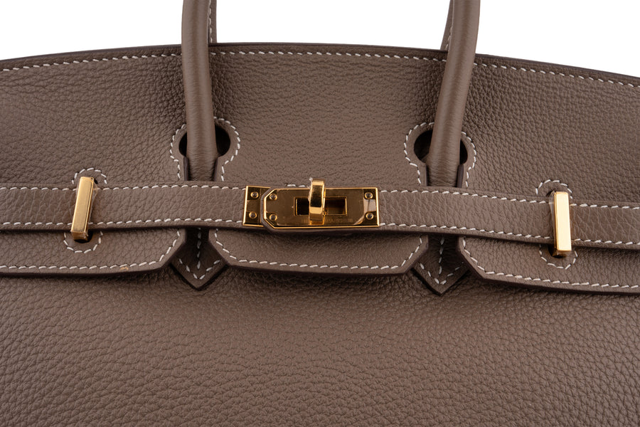 Hermès Birkin 25 Togo Etoupe GHW - Image 7