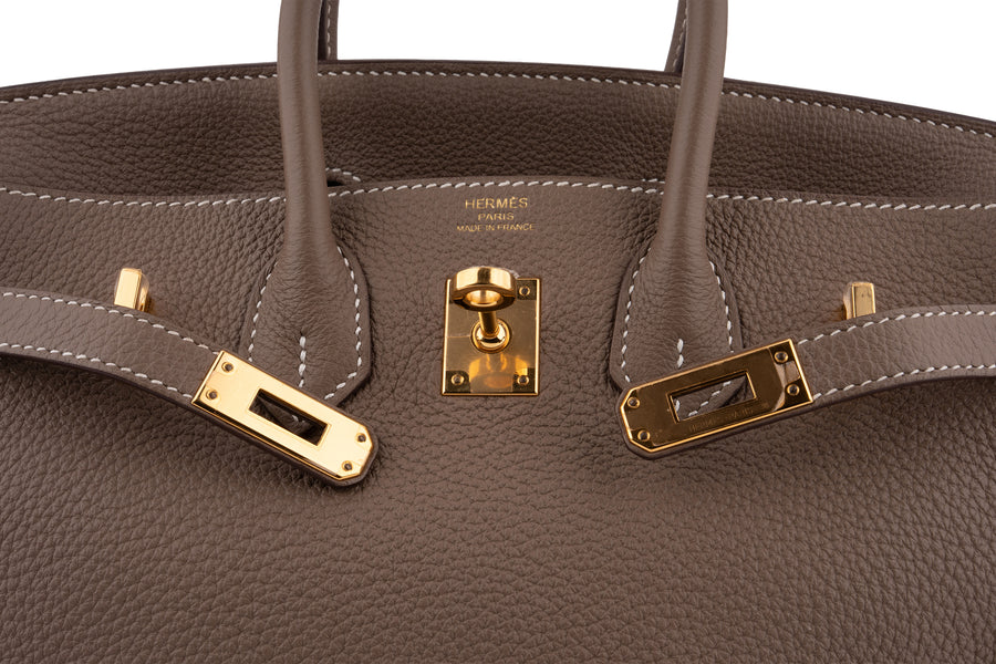 Hermès Birkin 25 Togo Etoupe GHW - Image 8