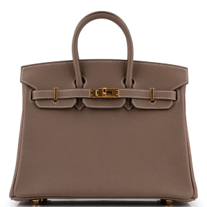 Hermès Birkin 25 Togo Etoupe GHW