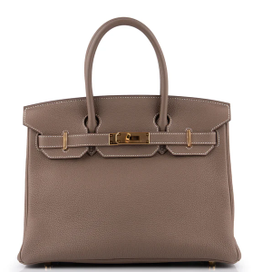 Hermès Birkin 30 Togo Etoupe GHW