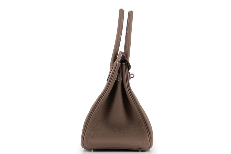 Birkin 30 Togo Etoupe PHW - Image 5