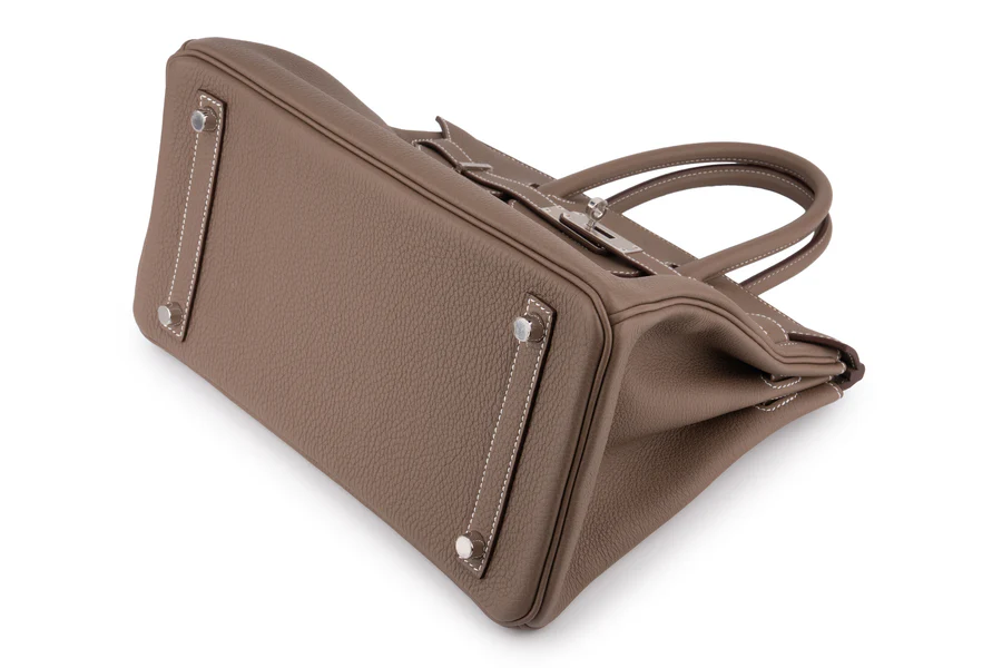 Birkin 30 Togo Etoupe PHW - Image 8
