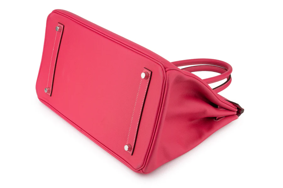 Hermès Birkin 35 Retourne Epsom Rose Tyrian PHW - Image 10