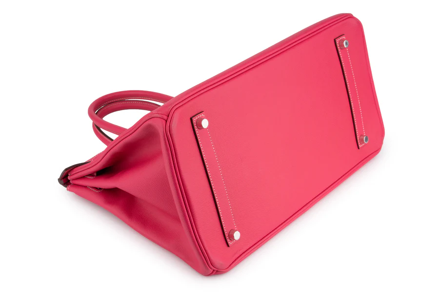 Hermès Birkin 35 Retourne Epsom Rose Tyrian PHW - Image 11