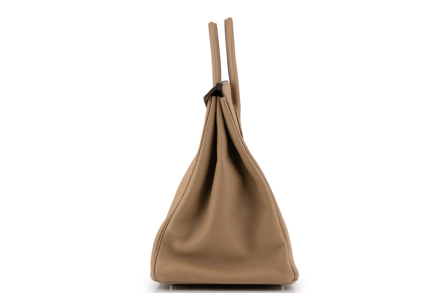 Hermès Birkin 40 Clemence Pousiere PHW - Image 3