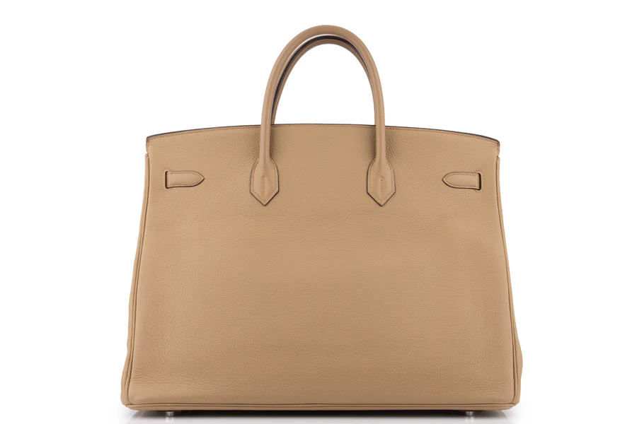 Hermès Birkin 40 Clemence Pousiere PHW - Image 4