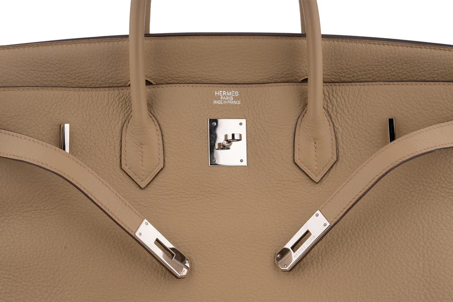 Hermès Birkin 40 Clemence Pousiere PHW - Image 7