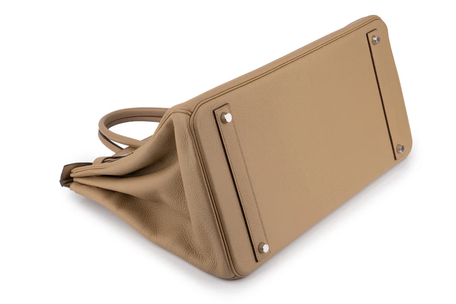 Hermès Birkin 40 Clemence Pousiere PHW - Image 10