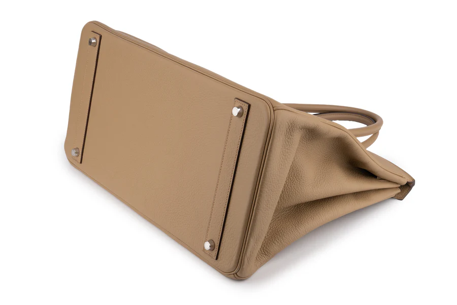 Hermès Birkin 40 Clemence Pousiere PHW - Image 11