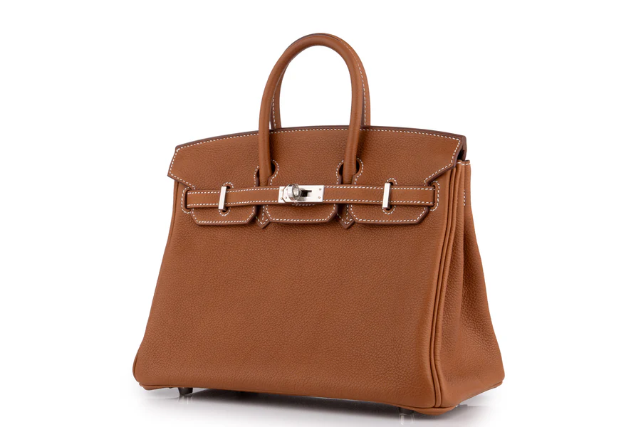 Hermès Birkin 25 Barenia Gold PHW - Image 2