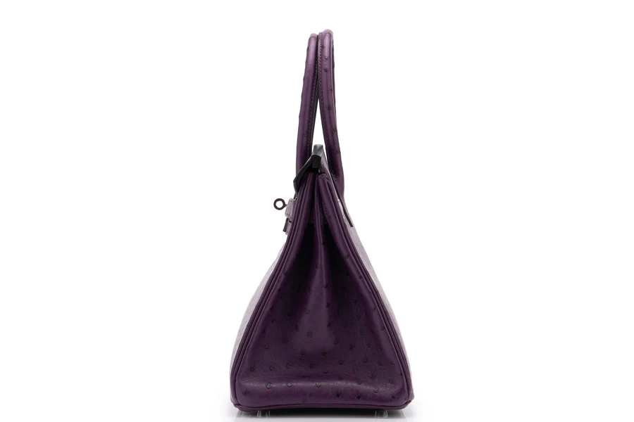 Hermès Birkin 30 Ostrich Violine PHW - Image 3