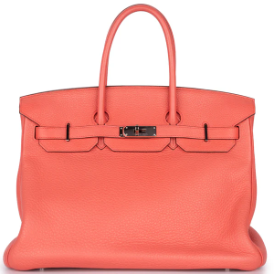 Hermès Birkin 35 Clemence Bougainvillea PHW