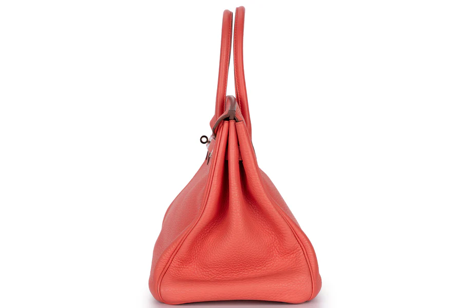 Hermès Birkin 35 Clemence Bougainvillea PHW - Image 3