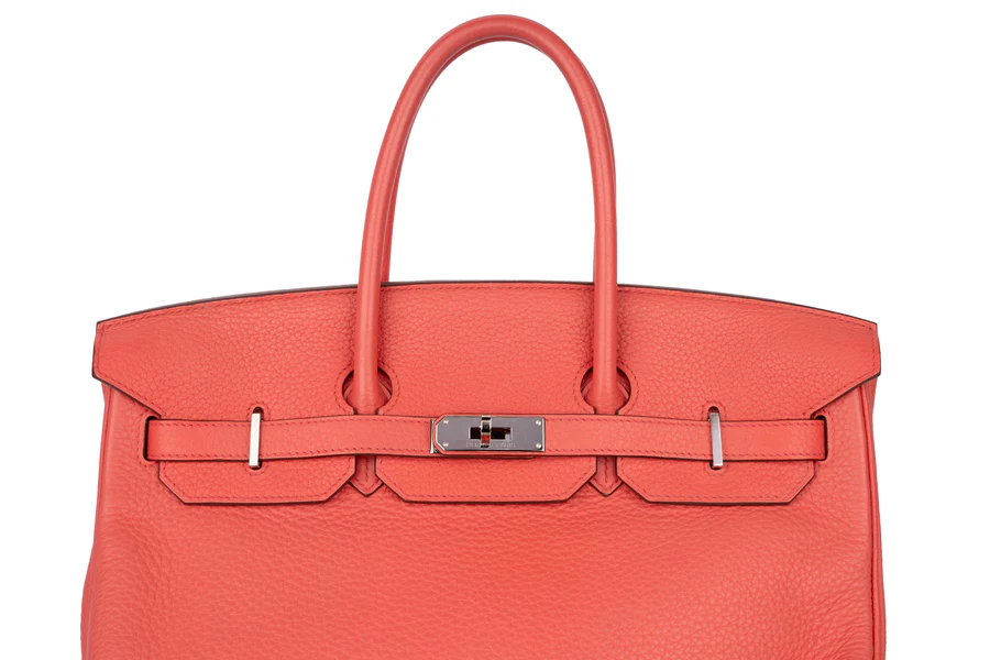 Hermès Birkin 35 Clemence Bougainvillea PHW - Image 7